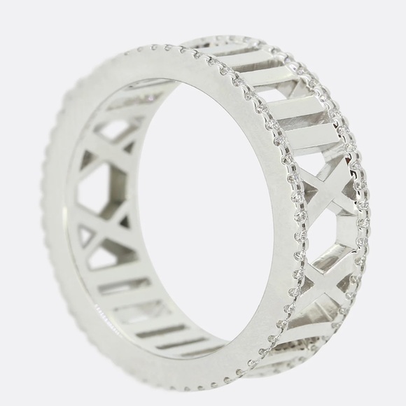 Tiffany & Co. Diamond Atlas Ring Size 6.5 - Picture 3 of 4